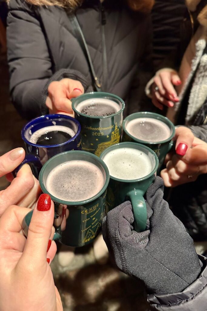 Glüwein at the Weihnachtsmarkt am Schloss Charlottenburg - Best Christmas market in Berlin