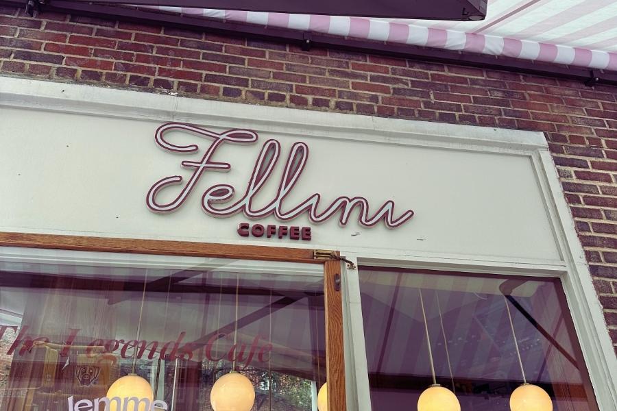 Fellini coffee sign NYC