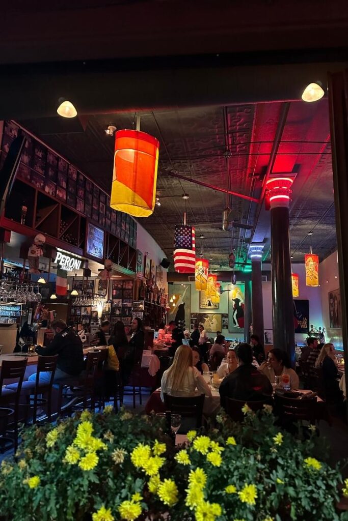 Open dining in North End Boston