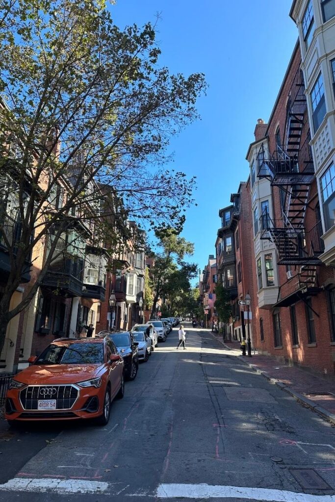 Street in Beacon Hill, Boston