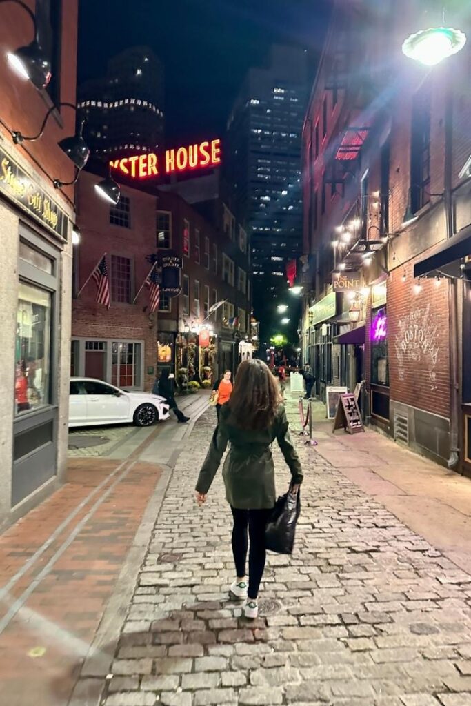 Walking in Boston
