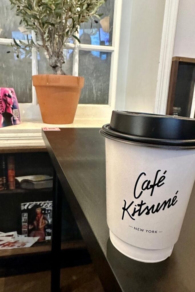 Cafe kitsume to go coffee