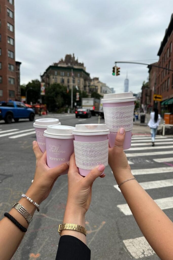 Coffee cheers from Felinni