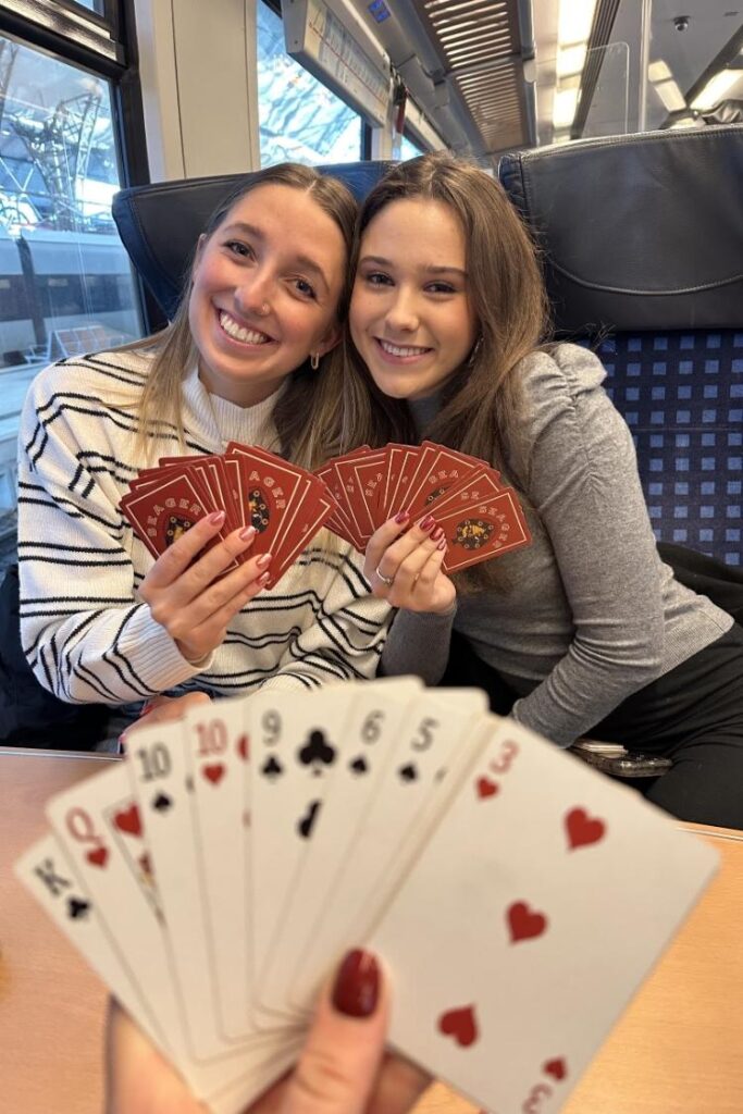 On the train - Eurorail - in Germany