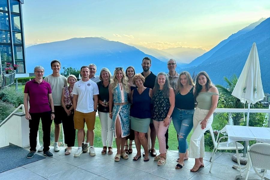 Full crew of us at Verdiner Hof 