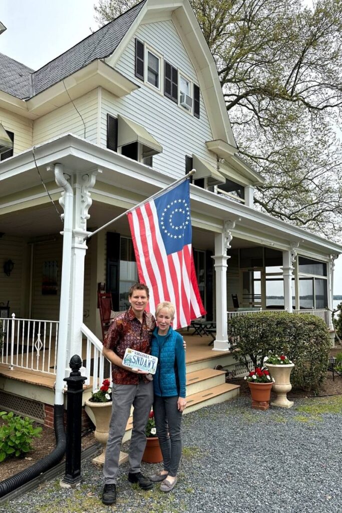 Sandaway Suites & Beach Innkeeper, Ben Gibson and his mother