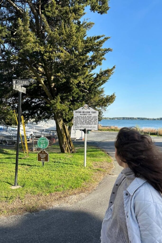 Oxford Ferry in Oxford Maryland