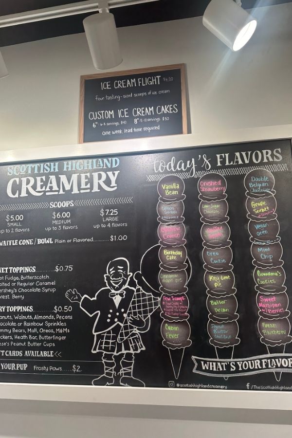 Scottish Highland Creamery in Oxford Maryland