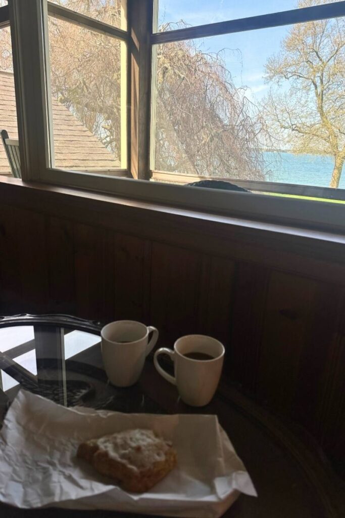 Sandaway Suites & Beach pastry and coffee