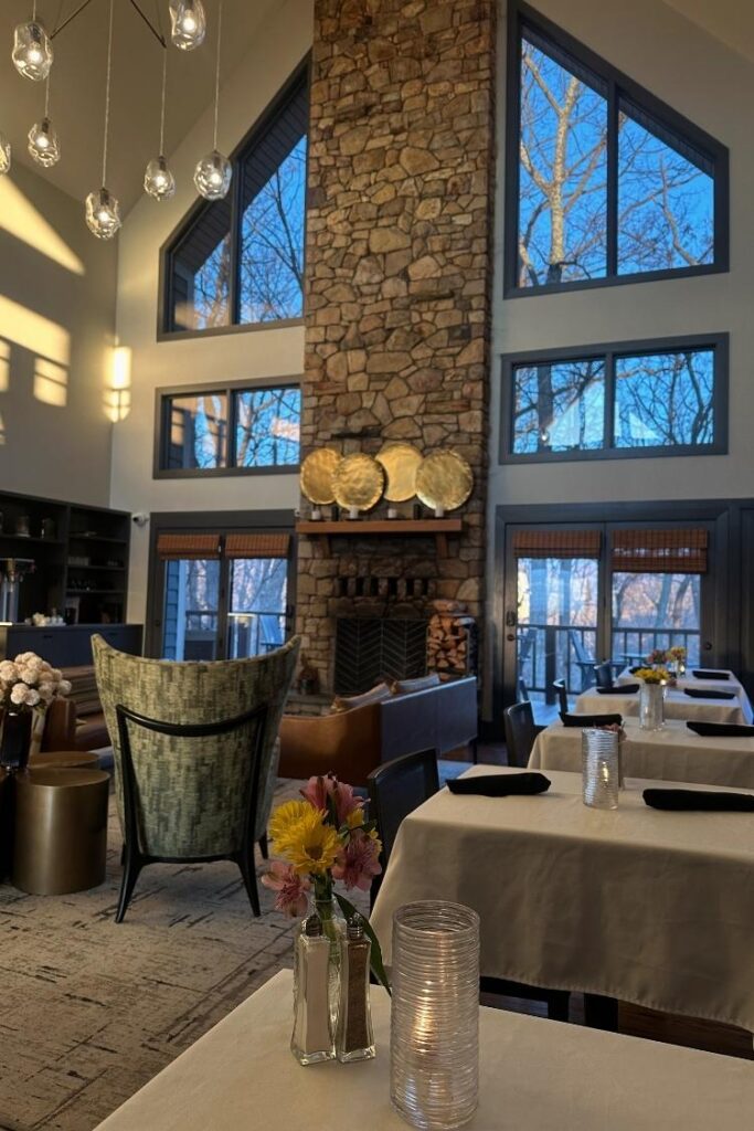 Dining at the Iris Inn