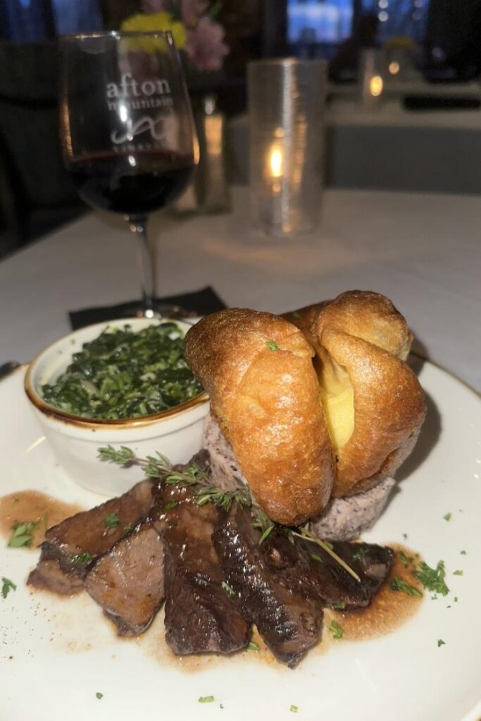 Dinner at the Iris Inn