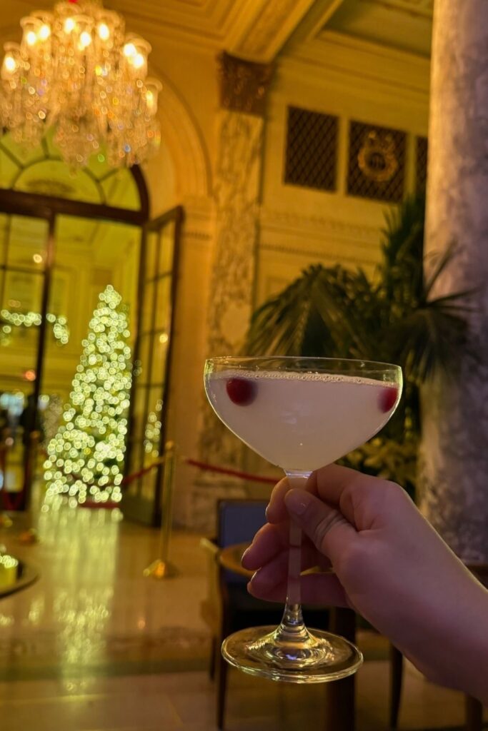 Christmas Cocktails at The Plaza