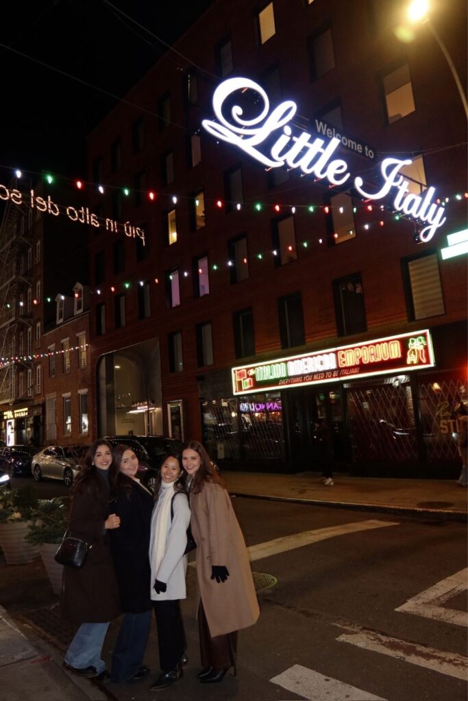 Dinner in Little Italy